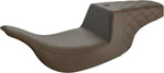 Saddlemen Unknown Industries Performance Black Gripper Seat For Harley Davidson FLHT 1340 1997-1998 84 cm Long - Brown
