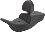 Saddlemen Roadsofa Pillow Top Seat For Harley Davidson FLHT 1340 1997-1998 - Black
