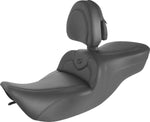 Saddlemen RoadSofa Seat with Backrest For Harley Davidson FLHR 1340 1997-1998 - Black