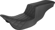 Saddlemen Tour Step Up Part Lattice Seat For Harley Davidson FLH 1868 2021 - Black