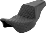Saddlemen Honeycomb Step Up Seat For Harley Davidson FLH 1868 2021 - Black