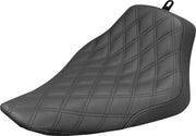 Saddlemen Renegade Lattice Stitch Solo Seat For Harley Davidson FLS 1690 2012-2016 - Black