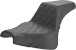 Saddlemen Step Up Front Lattice Seat For Harley Davidson FXFB 1750 2018-2019 - Black