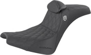 Saddlemen Pro Series SDC Performance Grip Seat With Backrest For Harley Davidson FXBB 1750 2018-2020 - Black