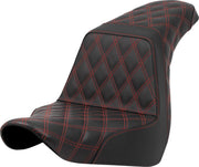 Saddlemen Lattice Step Seat For Harley Davidson FLSB 1750 2018-2024 Black Red