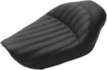 Saddlemen Knuckle Solo Seat For Harley Davidson FXD 1340 1996-1998 Ribbed - Black