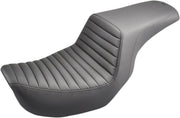 Saddlemen Step Up Tuck N Roll Seat For Harley Davidson FLD 1690 2012-2013 - Black