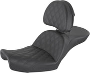 Saddlemen Explorer Lattice Stitch Seat For Harley Davidson FXD 1340 1996-1998 - Black