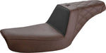 Saddlemen Unknown Industries Performance Gripper Seat For Harley Davidson FXD 1340 1996-1998 - Brown