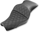Saddlemen Explorer Lattice Stitch Seat For Harley Davidson XL 1200 C 2007-2020 - Black