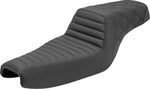 Saddlemen Step Up Front Tuck-n-Roll Seat For Harley Davidson XL 1200 C 2004-2020 - Black