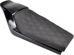 Saddlemen Tracker Solo Lattice Stitched Seat For Harley Davidson XL 1200 C 1996-2003 - Black