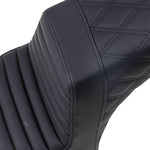 Saddlemen Lattice Stitch Step Up Seat For Indian Scout 60 2021-2022 - Black