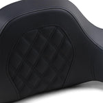 Saddlemen Roadsofa LS Lattice Stitched Tourpak Pad For Honda GL 1800 2018-2022 - Black