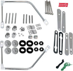 Saddlemen S4 Quick Disconnect Saddlebag Mounting Kit For Harley Davidson FLDE 1750 2018-2019 Side - Chrome