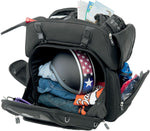 Saddlemen FTB3600 Sport Sissy Bar Rear Combo Bag - Black/Chrome