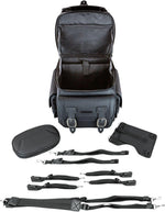 Saddlemen BR3400D Sissy Bar Bag - Black/55.7L