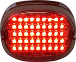 Custom Dynamics Low Profile LED Taillight For Harley Davidson FLD 1690 2012-2013 Rear Smoke