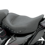 Mustang Studded Super Wide Solo Seat For Harley Davidson FLHR 1584 2008 - Black