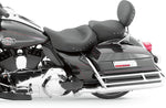 Mustang Studded Super Wide Solo Seat For Harley Davidson FLHR 1584 2008 - Black