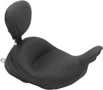 Mustang Lowdown Solo Seat For Harley Davidson FLHR 1584 - Black