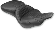 Mustang Super Touring Seat For Harley Davidson FLHT 1340 1997-1998 - Black