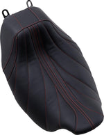 Mustang Revere Journey Solo Seat For Harley Davidson FLH 1868 2021 - Black Red