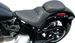 Mustang Wide Tripper Rear Seat For Harley Davidson FLS 1690 2012-2016 - Black