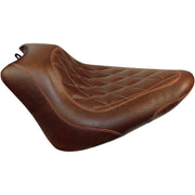 Mustang Wide Tripper Solo Seat For Harley Davidson FLS 1690 2012-2016 - Brown