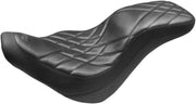 Mustang Day Tripper 2 Up Seat For Harley Davidson FLSB 1750 2018-2021 - Black