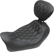 Mustang Wide Tripper Solo Seat For Harley Davidson FXDF 1690 2014-2016 - Black