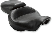 Mustang Vintage Style Seat For Harley Davidson FLD 1690 2014-2016 - Black