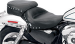 Mustang Wide Vintage Solo Seat For Harley Davidson XL 1200 C 2004-2020 - Black