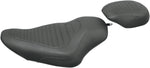 Mustang Tripper Synthetic Leather Solo Seat For Harley Davidson XL 1200 CX 2016-2020 - Black