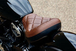 Mustang Solo Touring Seat For Indian Scout 60 2021-2022 - Brown