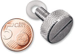 Mustang Quarter Turn Seat Thumb Screw Kit For Harley Davidson FLD 1690 2012-2013 - Chrome