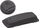 Mustang Saddlebag Lid Covers For Harley Davidson FLHR 1340 1994-1998 - Black Red