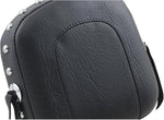 Mustang Bracket-Style Sissy Bar Pad For Harley Davidson FL 1200 1958-1977 - Black