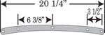 Memphis Shades Road King Plastic For Harley Davidson FLHR 1340 1994-1998 38 cm (15") - Clear