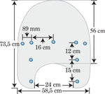Memphis Shades Road King Plastic For Harley Davidson FLHR 1340 1994-1998 48.5 cm (19") - Solar