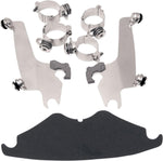 Memphis Shades Sportshield Trigger Lock Complete Mount Kit For Harley Davidson VRSCA 1130 2002-2006 - Polished