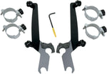 Memphis Shades Sportshield Trigger Lock Complete Mount Kit For Harley Davidson FXBB 1750 2018-2020 - Black