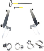 Memphis Shades Sportshield Trigger Lock Complete Mount Kit For Harley Davidson XL 1200 C 2011-2019 - Polished