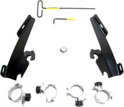 Memphis Shades Batwing Fairing Trigger Lock Mounting Kit For Harley Davidson XL 1200 L 2006-2011 - Black