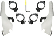 Memphis Shades Fats Slim Windshield Trigger Lock Complete Mount Kit For Harley Davidson FLSB 1750 2018-2024 - Polished