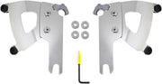 Memphis Shades Road Warrior Trigger Lock Mount Kit For Harley Davidson FLHR 1340 1994-1998 - Polished