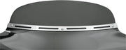 Memphis Shades Slotted Stainless Steel Batwing Fairing Trim For Suzuki C 109 R - Chrome