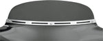 Memphis Shades Slotted Stainless Steel Batwing Fairing Trim For Suzuki C 109 R - Chrome