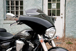 Memphis Shades Slotted Stainless Steel Batwing Fairing Trim For Suzuki C 50 - Chrome