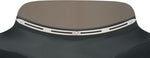 Memphis Shades Slotted Stainless Steel Batwing Fairing Trim For Suzuki C 50 - Chrome